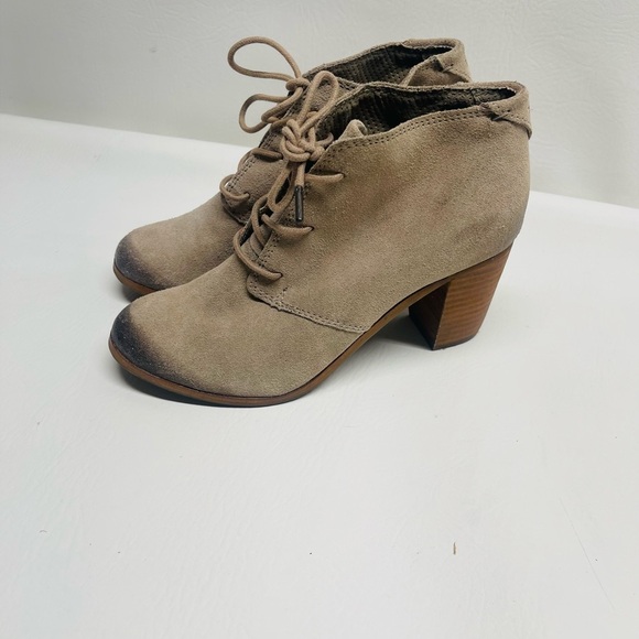 TOMS LUNATA BOOTIES LACE UP SIZE 7 - Picture 8 of 9